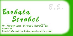 borbala strobel business card
